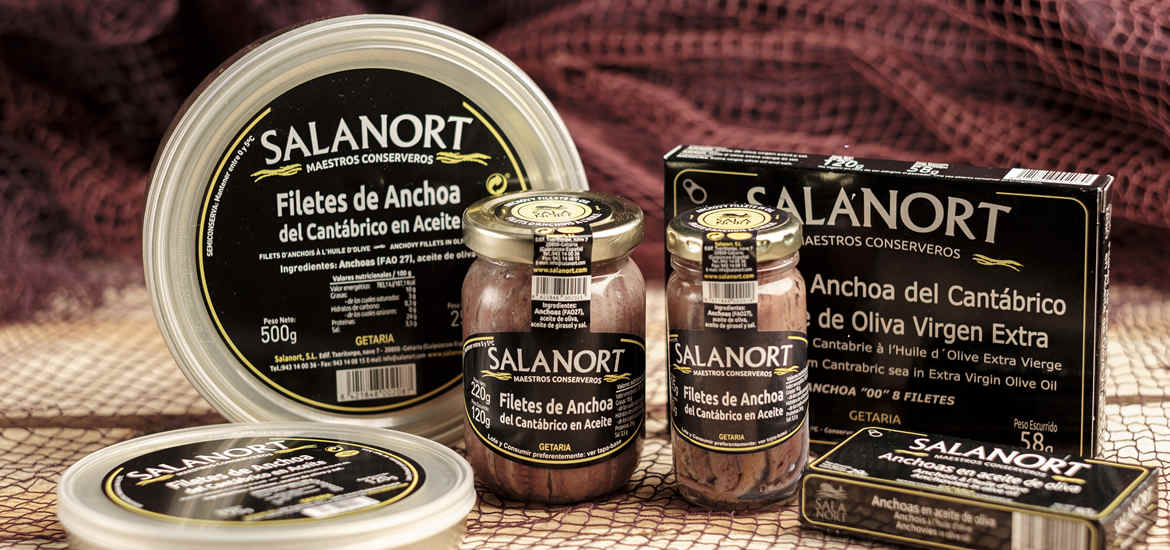 Salanort tinned anchovies