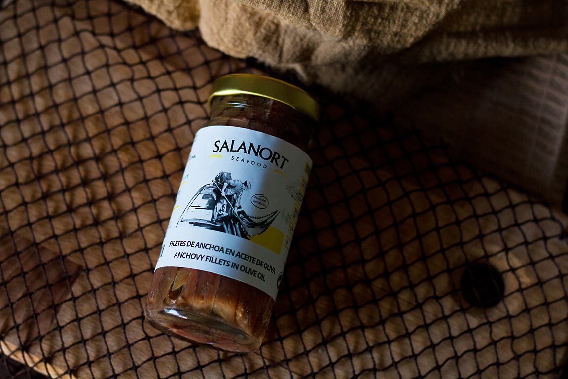 Anchoas del Cant&aacute;brico Salanort 100 gr.