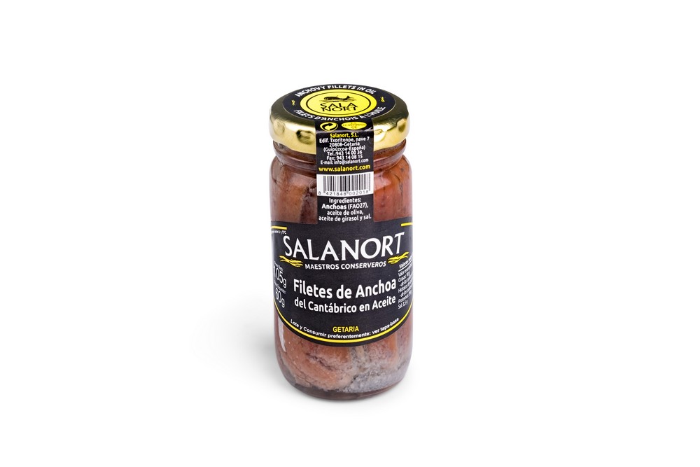 Anchoas del Cantábrico Salanort 100 gr.