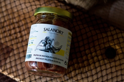 Anchoas del Cant&aacute;brico Salanort 220 gr.