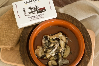 Kokotxas en aceite de oliva 115 gr.