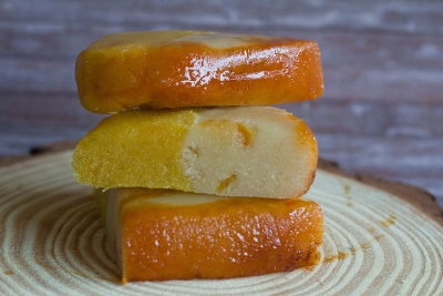 Mazapán yema y naranja Casa Eceiza