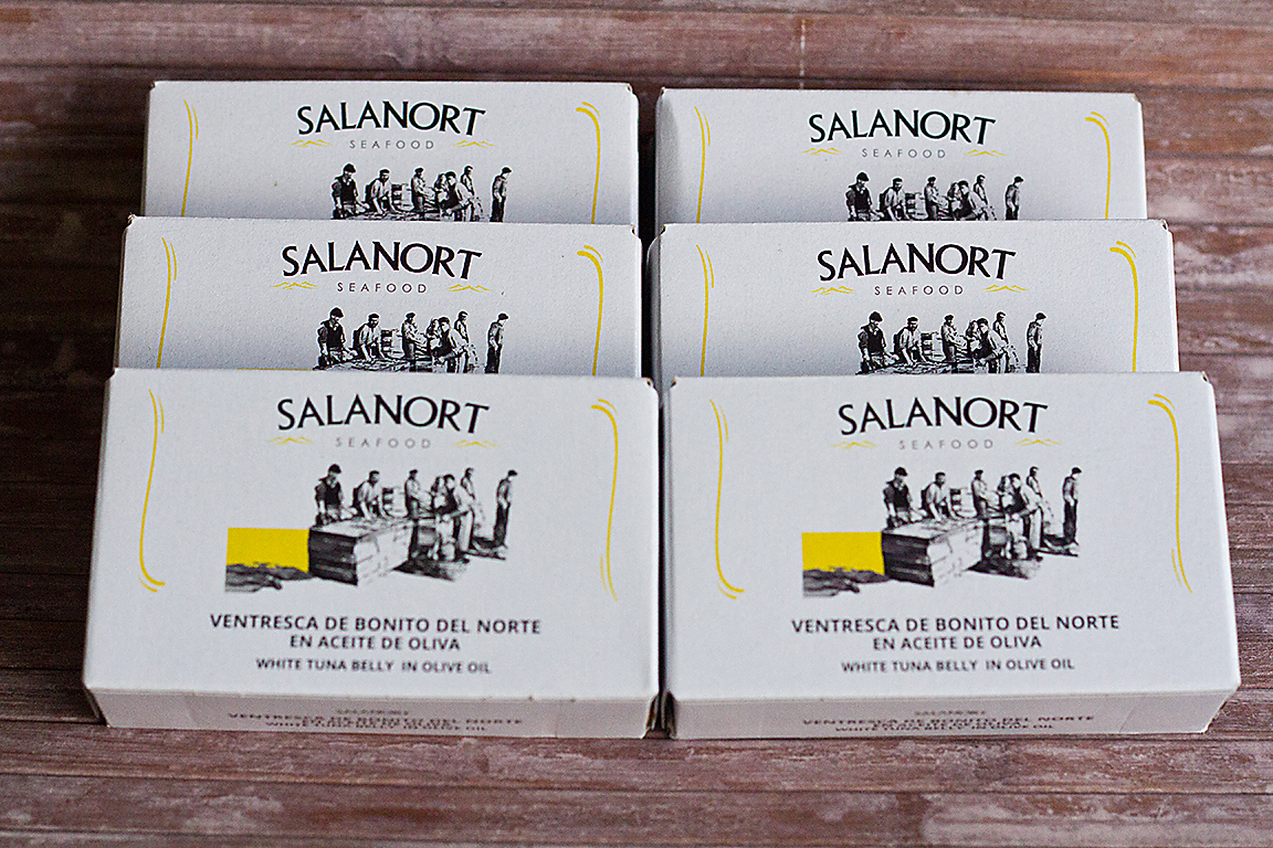 Lote de 6 latas de ventresca de bonito en aceite de oliva
