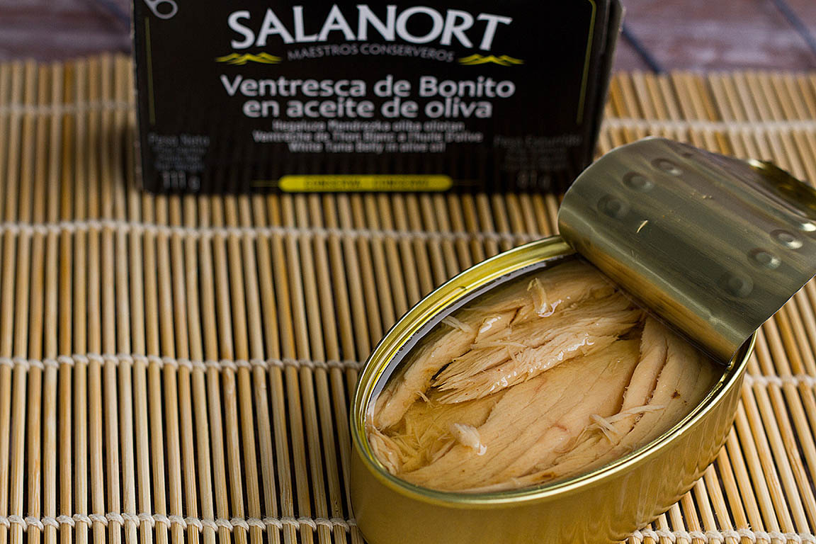 Ventresca de bonito del norte Salanort en aceite de oliva 111 gr.